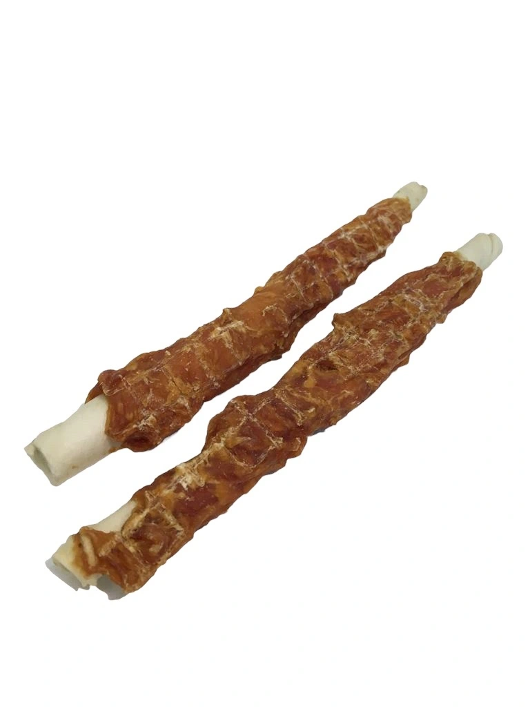 Treattime Tyggepinde med kylling 20 cm 500 g - store hundesnacks